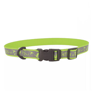 Coastal Pet Water & Woods Adjustable Lime Reflective Dog Collar