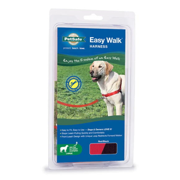 PetSafe Easy Walk No Pull Harness Large (Red/Black)
