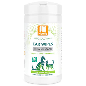 Nootie Ear Wipes with Salicylic Acid Cucumber Melon 70 Ct