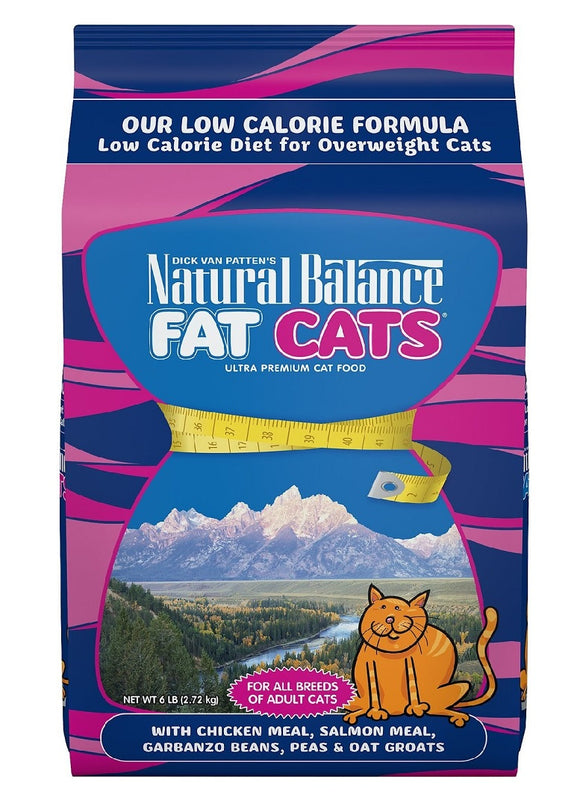 Natural Balance Fat Cats Chicken & Salmon Dry Cat Food 2.72 kg