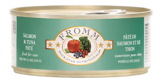Fromm Four-Star Canned Cat Food Salmon & Tuna 155 g