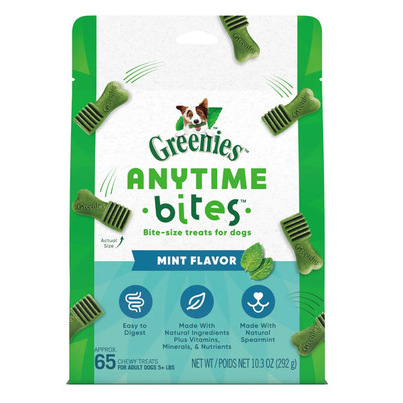 Greenies Anytime Bites Mint Flavor Dog Treats 292g