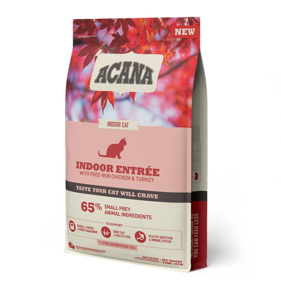 Acana Indoor Entrée Dry Cat Food 4.5kg