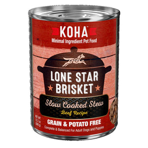 Koha Lone Star Brisket Slow Cooked Stew Texas Size Cuts of Beef 360g
