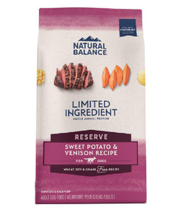 Natural Balance LID Sweet Potato & Venison Dry Dog Food 1.8 kg