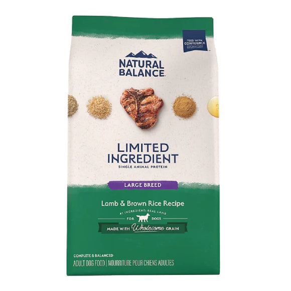 Natural Balance LID Bites Lamb & Brown Rice Dry Dog Food 11.8 kg