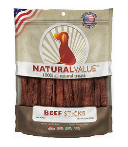 Loving Pets Natural Value Beef Sticks Dog Treats 397g