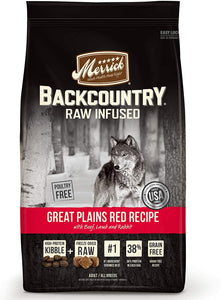 Merrick Dry Dog Food Backcountry Great Plains Red Meat 1.8kg
