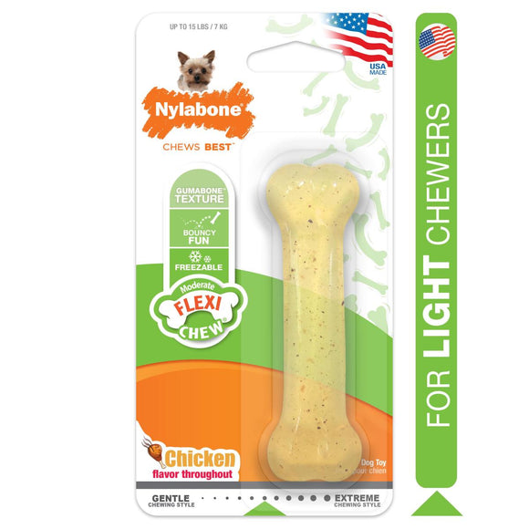 Nylabone Flexi Chew Chicken Chew Toy XS