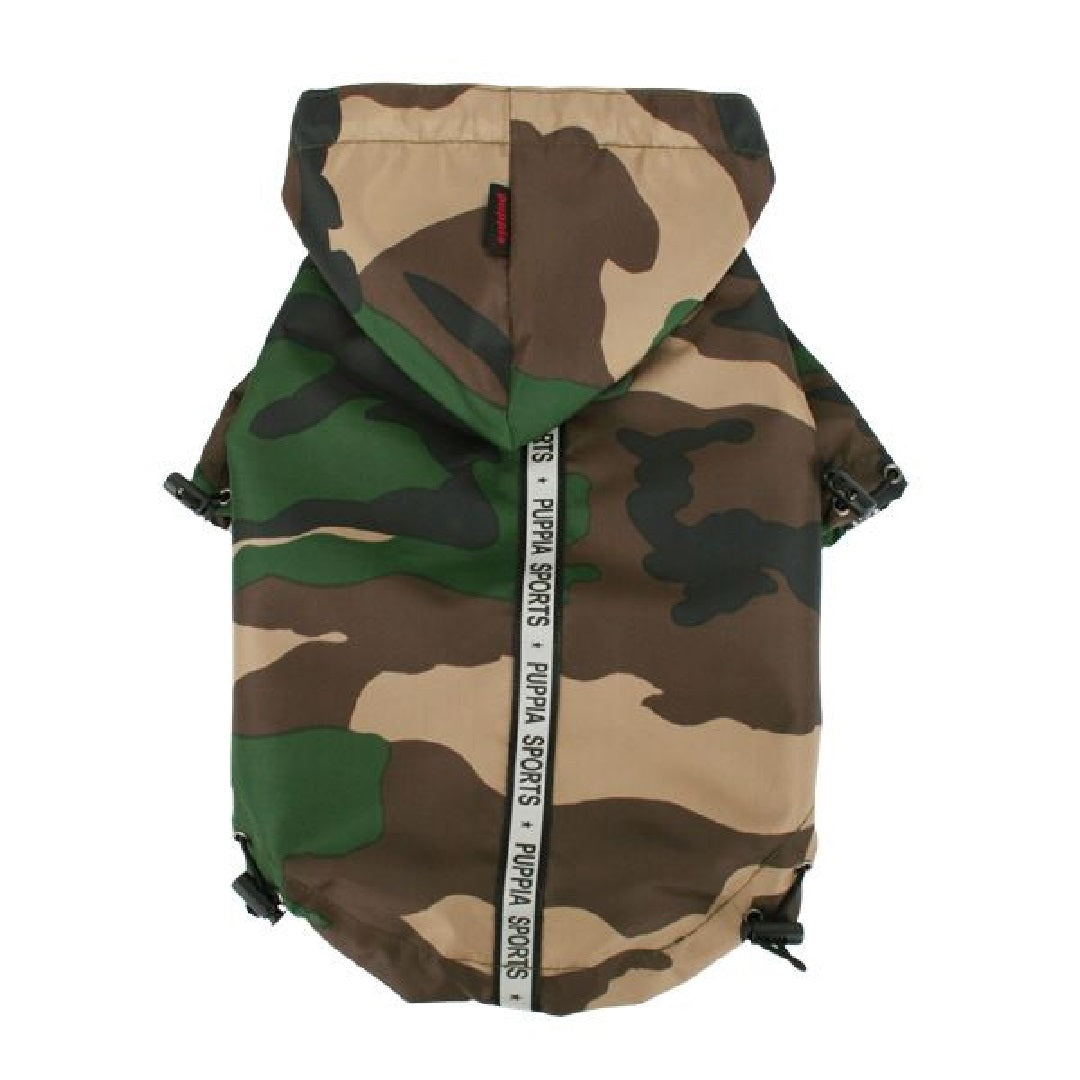 Puppia Base Jumper Raincoat Camo Medium Bow Wow