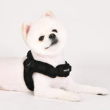 Puppia Soft Harness X Black Large