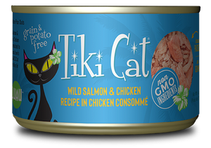 Tiki Cat Napili Luau Wild Salmon & Chicken 170g