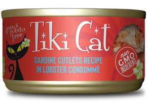Tiki Cat Bora Bora Grill Sardine in Lobster Consomme 80g