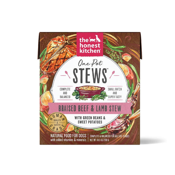 The Honest Kitchen One Pot Stews Braised Beef & Lamb for Dogs 298g