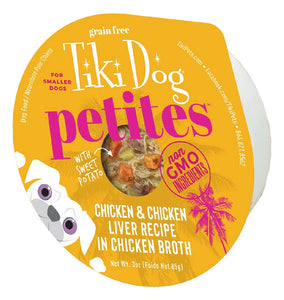 Tiki Dog Aloha Petites Chicken and Chicken Liver 85g