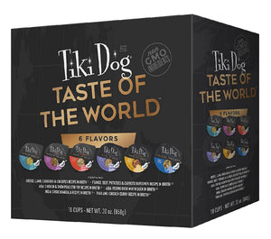 Tiki Dog Wet Food Taste of the World Variety Pack 10/3 oz