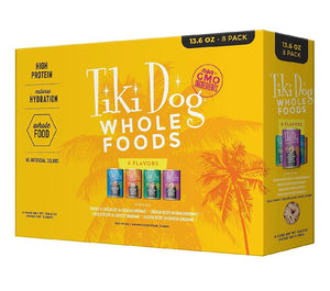Tiki Dog Whole Foods Variety Pack 8pcs 3.08kg