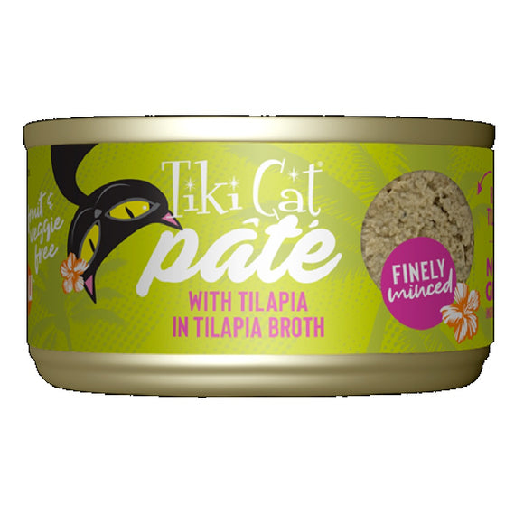 Tiki Cat Canned Food Pate Tilapia 156g