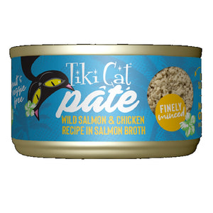 Tiki Cat Pate Wild Salmon and Chicken 156g