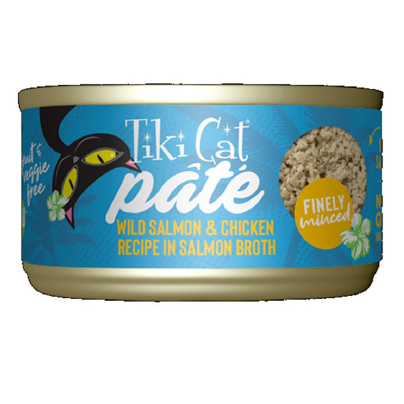Tiki Cat Pate Wild Salmon and Chicken 80g