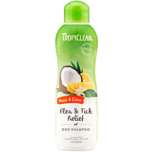 Tropiclean Shampoo Anti Flea & Tick Neem Citrus 592ml
