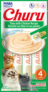 Inaba Churu Tuna Chicken Recipe Cat Treats 14g x 4 tubes