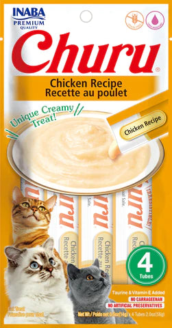 Inaba Churu Chicken Recipe Cat Treats 14g x 4 tubes