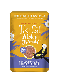 Tiki Cat Aloha Friends Chicken, Pumpkin and Egg 70g