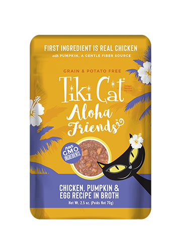 Tiki Cat Aloha Friends Chicken, Pumpkin and Egg 70g