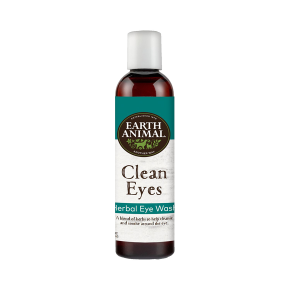 Earth Animal Herbal Topical Remedies Clean Eyes Eye Wash for Dogs & Cats 118ml