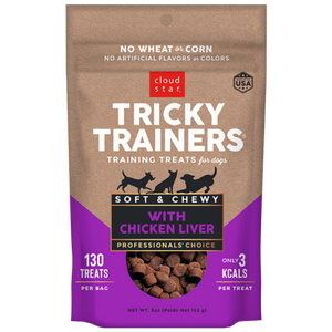 Cloud Star Tricky Trainers Soft & Chewy Chicken Liver 142g
