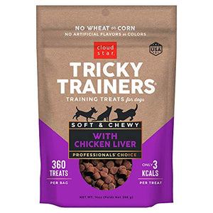 Cloud Star Tricky Trainers Soft & Chewy Chicken Liver 396g