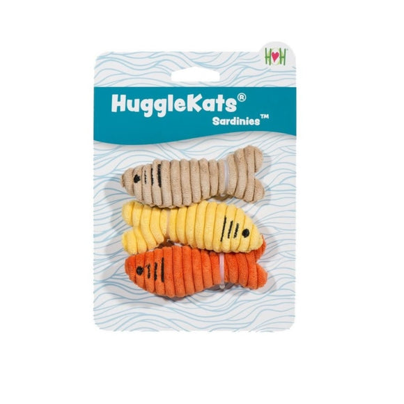 Huggle Kats Toy Sardinies 3pk