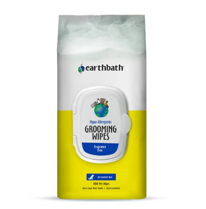 Earthbath Grooming Wipes Hypoallergenic Fragrance Free 100 Ct