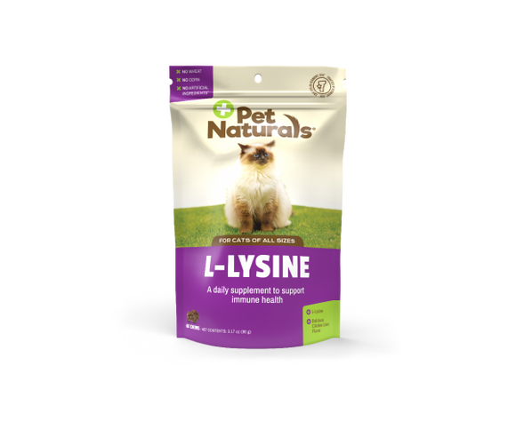 Pet Naturals Cat L-Lysine Chews 60ct