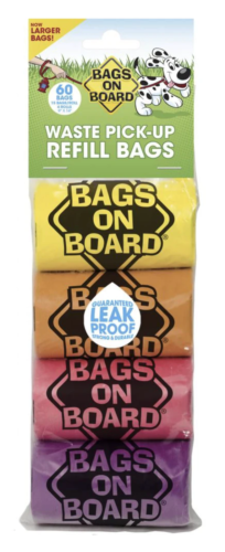 Bags on Board Poop Bag Refill Rainbow 6 Ct