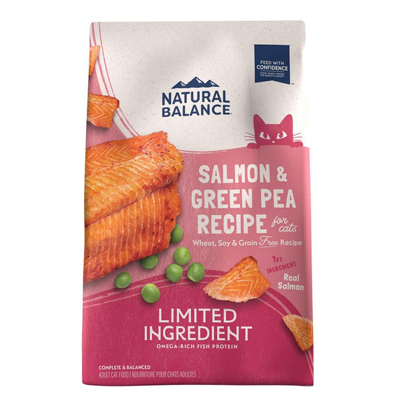 Natural Balance Limited Ingredients Dry Cat Food Salmon & Green pea 1.81kg