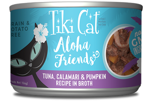 Tiki Cat Aloha Friends Tuna, Calamari and Pumpkin 156g