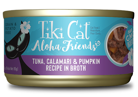 Tiki Cat Aloha Friends Tuna, Calamari and Pumpkin 85g