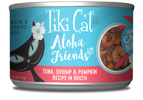 Tiki Cat Aloha Friends Tuna, Shrimp and Pumpkin 156g