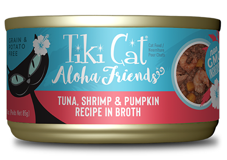 Tiki Cat Aloha Friends Tuna with Shrimp and Pumpkin 85g