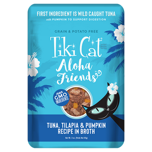 Tiki Cat Aloha Friends Tuna, Tilapia and Pumpkin 85g